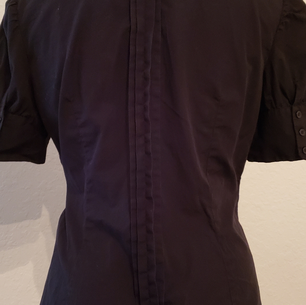 Victoria Secret Black Ruffled top - Picture 7 of 9